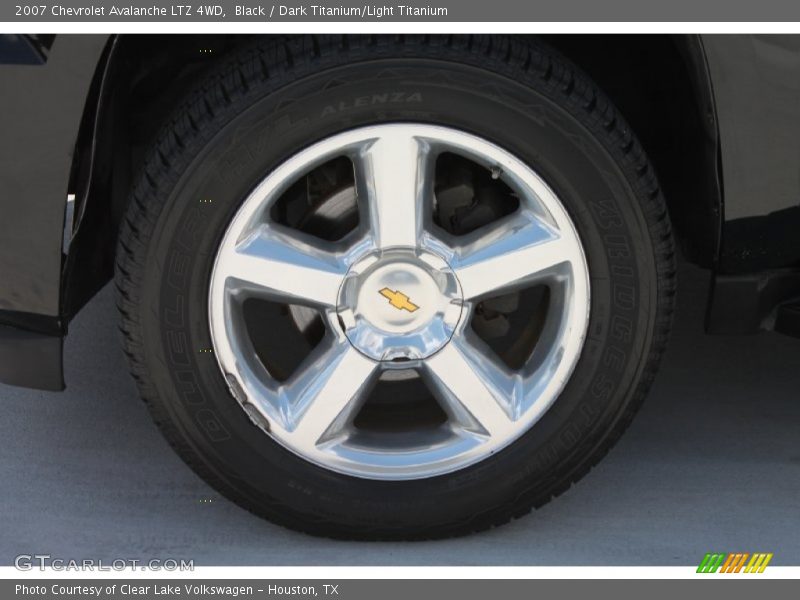 Black / Dark Titanium/Light Titanium 2007 Chevrolet Avalanche LTZ 4WD