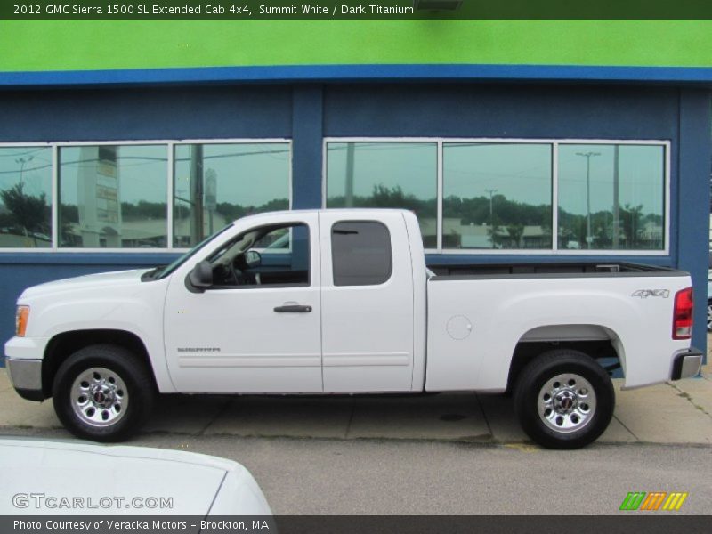 Summit White / Dark Titanium 2012 GMC Sierra 1500 SL Extended Cab 4x4