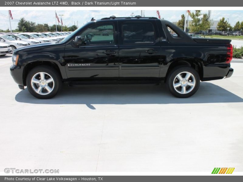 Black / Dark Titanium/Light Titanium 2007 Chevrolet Avalanche LTZ 4WD