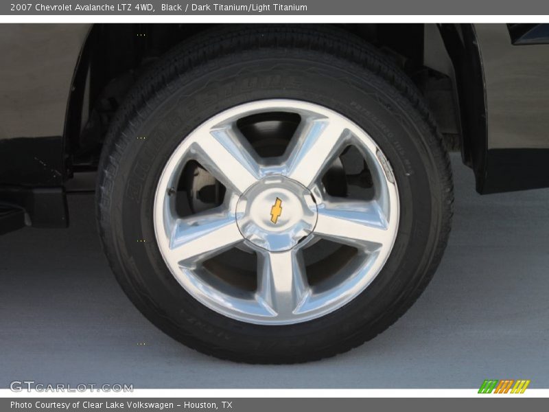 Black / Dark Titanium/Light Titanium 2007 Chevrolet Avalanche LTZ 4WD