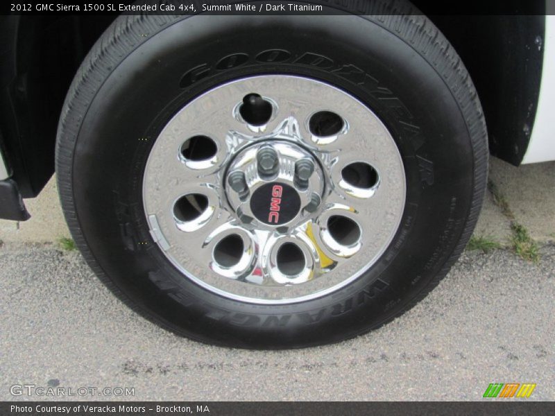 Summit White / Dark Titanium 2012 GMC Sierra 1500 SL Extended Cab 4x4
