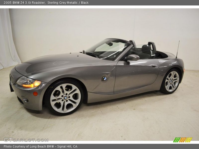 Sterling Grey Metallic / Black 2005 BMW Z4 3.0i Roadster