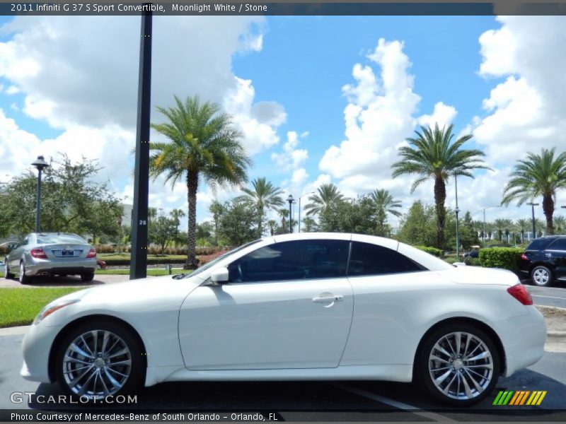  2011 G 37 S Sport Convertible Moonlight White