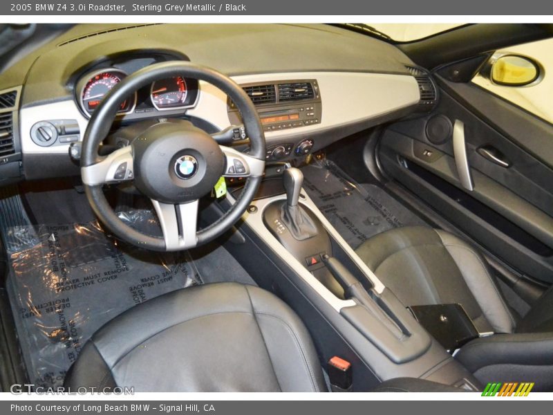 Sterling Grey Metallic / Black 2005 BMW Z4 3.0i Roadster