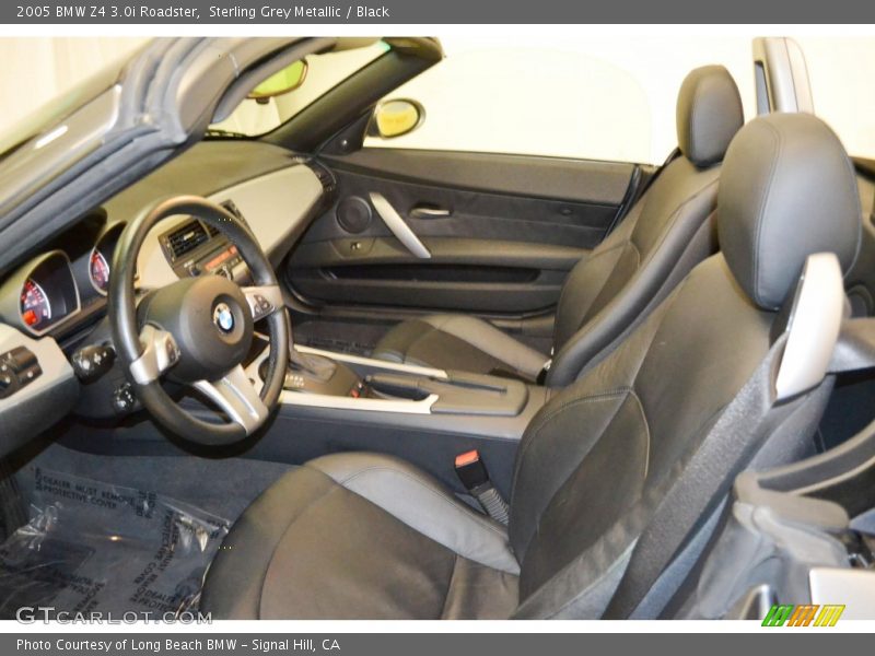 Sterling Grey Metallic / Black 2005 BMW Z4 3.0i Roadster