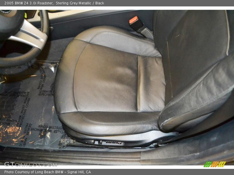 Sterling Grey Metallic / Black 2005 BMW Z4 3.0i Roadster
