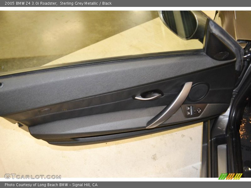 Sterling Grey Metallic / Black 2005 BMW Z4 3.0i Roadster