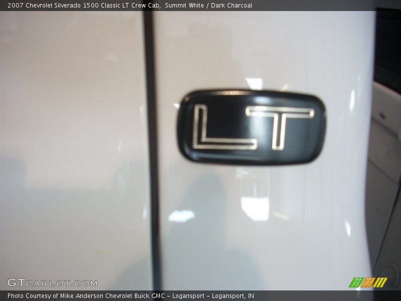 Summit White / Dark Charcoal 2007 Chevrolet Silverado 1500 Classic LT Crew Cab
