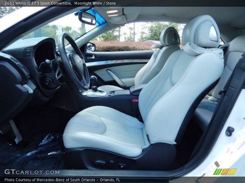  2011 G 37 S Sport Convertible Stone Interior