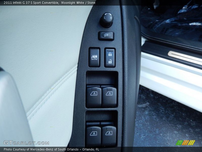 Moonlight White / Stone 2011 Infiniti G 37 S Sport Convertible