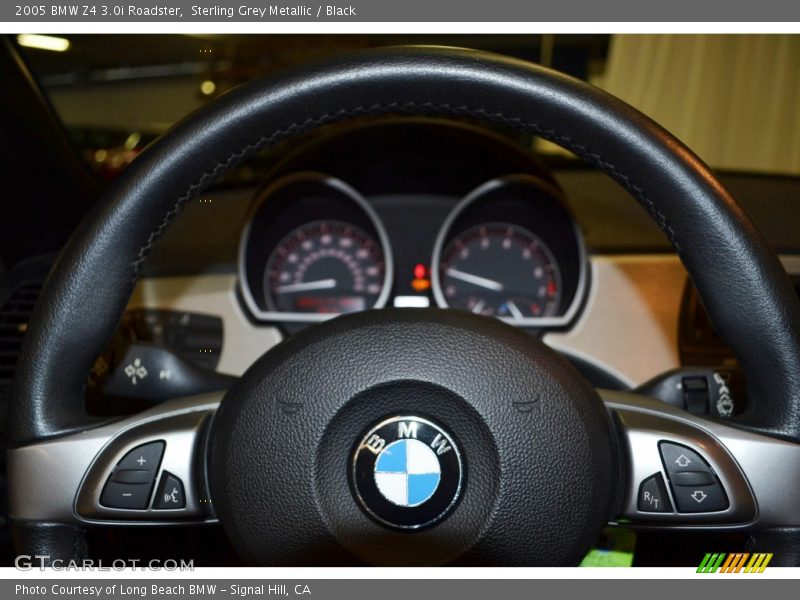 Sterling Grey Metallic / Black 2005 BMW Z4 3.0i Roadster