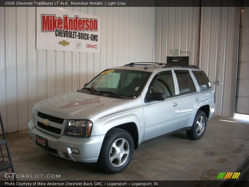 Moondust Metallic / Light Gray 2008 Chevrolet TrailBlazer LT 4x4