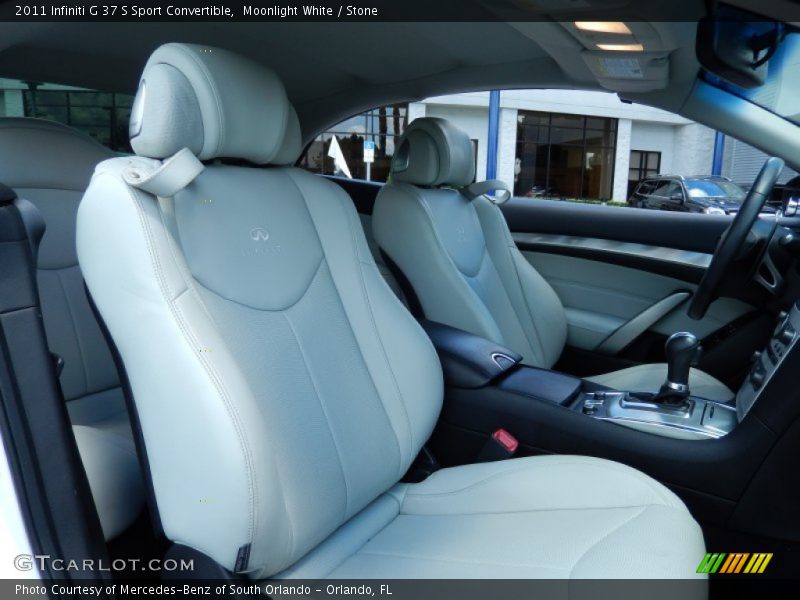 Front Seat of 2011 G 37 S Sport Convertible