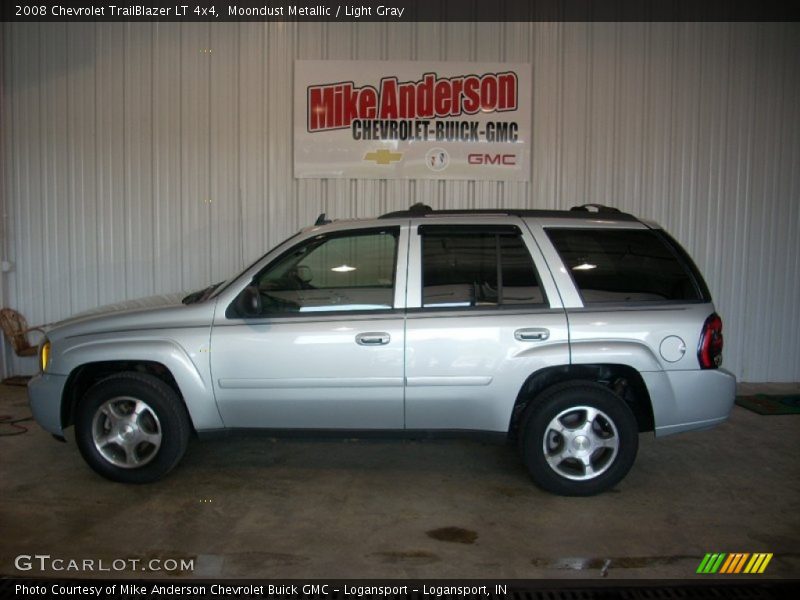 Moondust Metallic / Light Gray 2008 Chevrolet TrailBlazer LT 4x4