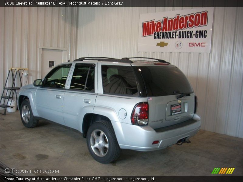 Moondust Metallic / Light Gray 2008 Chevrolet TrailBlazer LT 4x4