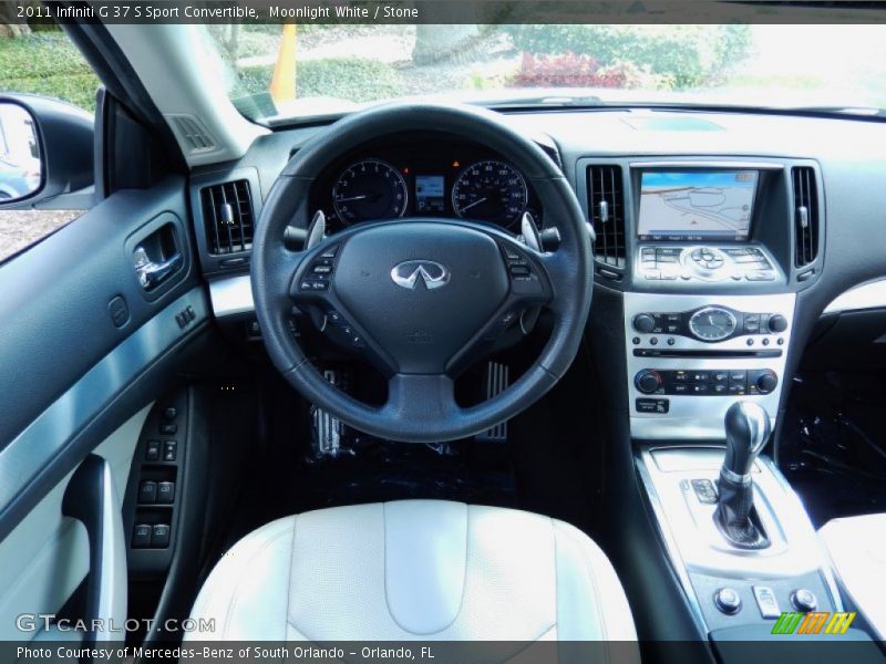 Dashboard of 2011 G 37 S Sport Convertible