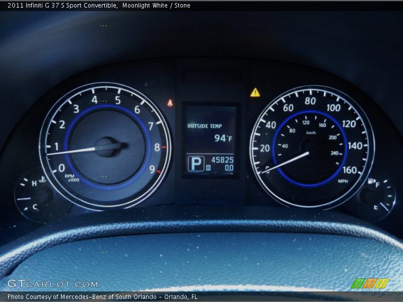  2011 G 37 S Sport Convertible 37 S Sport Convertible Gauges