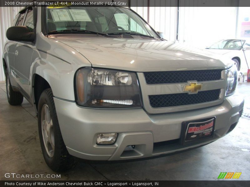 Moondust Metallic / Light Gray 2008 Chevrolet TrailBlazer LT 4x4