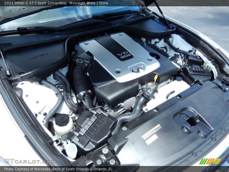  2011 G 37 S Sport Convertible Engine - 3.7 Liter DOHC 24-Valve CVTCS V6