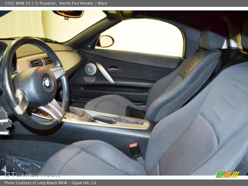Merlot Red Metallic / Black 2003 BMW Z4 2.5i Roadster