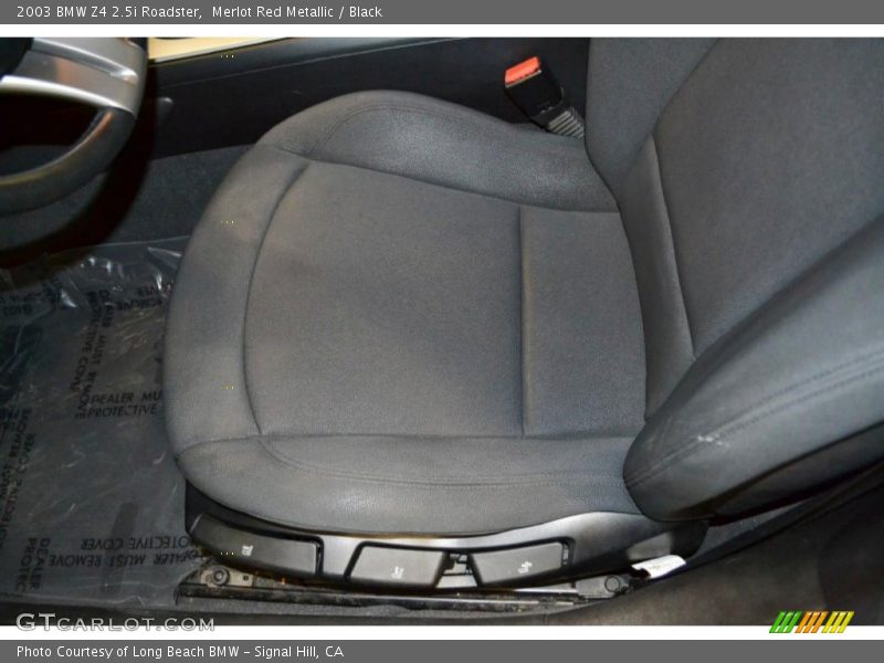Merlot Red Metallic / Black 2003 BMW Z4 2.5i Roadster