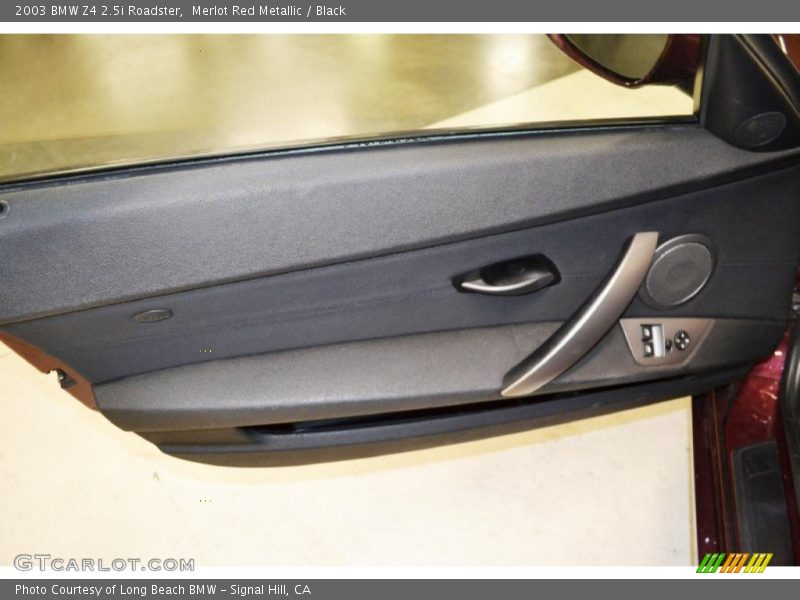Merlot Red Metallic / Black 2003 BMW Z4 2.5i Roadster
