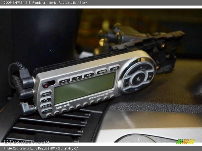 Merlot Red Metallic / Black 2003 BMW Z4 2.5i Roadster