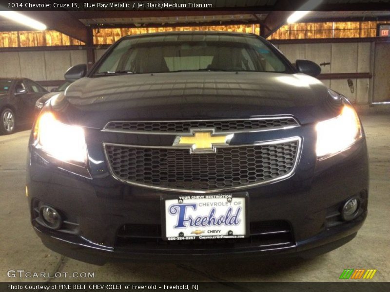Blue Ray Metallic / Jet Black/Medium Titanium 2014 Chevrolet Cruze LS