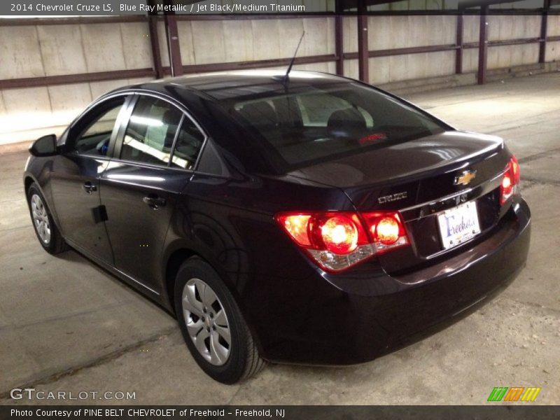 Blue Ray Metallic / Jet Black/Medium Titanium 2014 Chevrolet Cruze LS