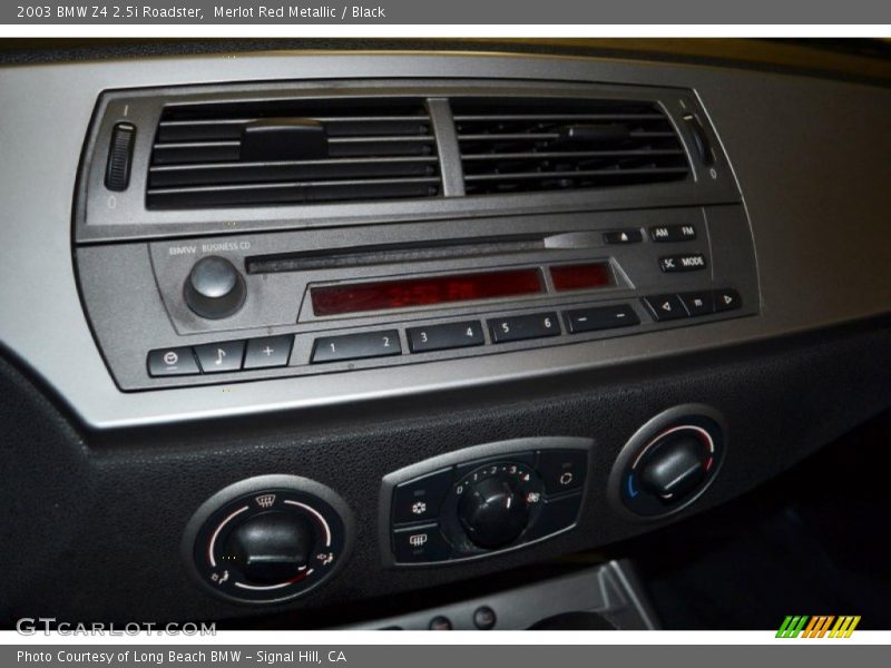 Merlot Red Metallic / Black 2003 BMW Z4 2.5i Roadster