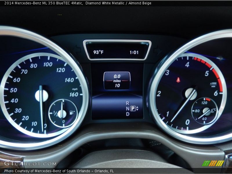  2014 ML 350 BlueTEC 4Matic 350 BlueTEC 4Matic Gauges