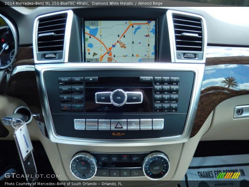 Controls of 2014 ML 350 BlueTEC 4Matic