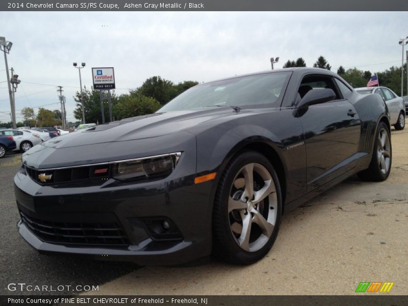 Ashen Gray Metallic / Black 2014 Chevrolet Camaro SS/RS Coupe