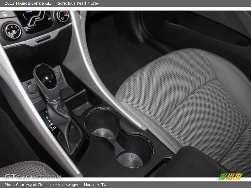 Pacific Blue Pearl / Gray 2012 Hyundai Sonata GLS