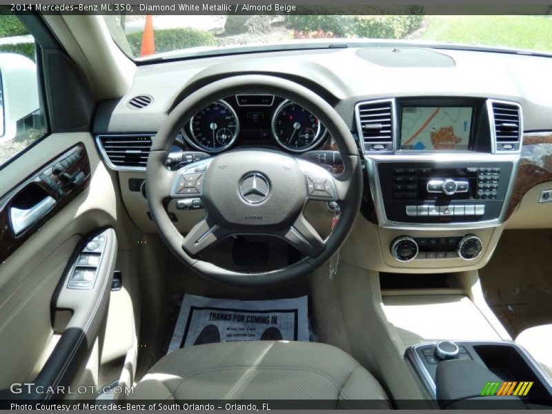 Dashboard of 2014 ML 350