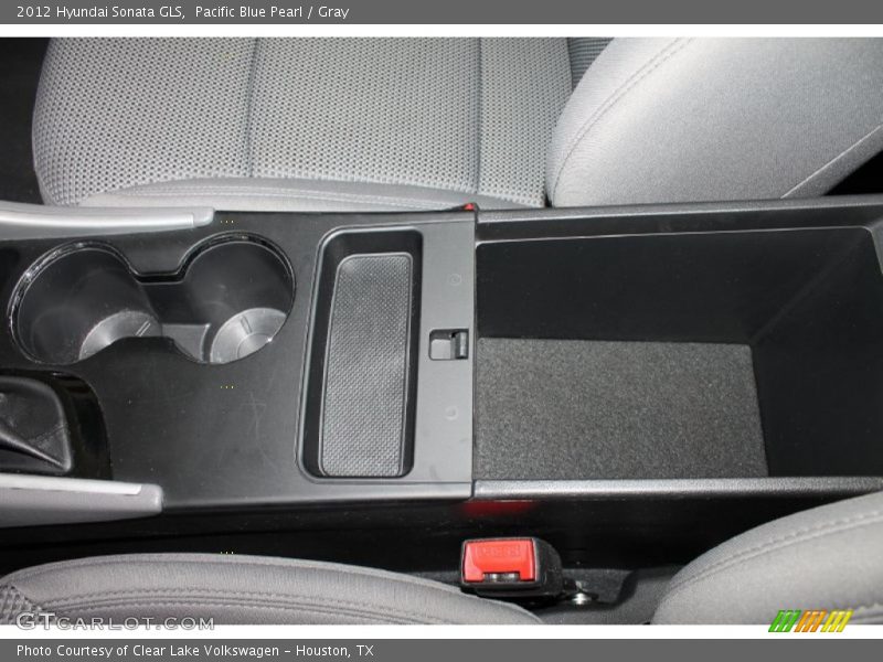 Pacific Blue Pearl / Gray 2012 Hyundai Sonata GLS