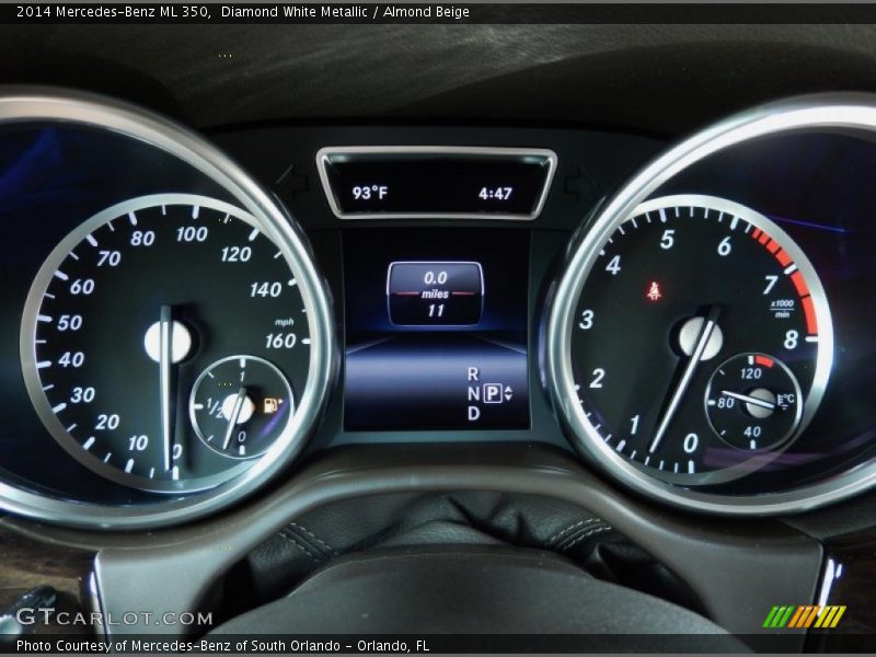  2014 ML 350 350 Gauges