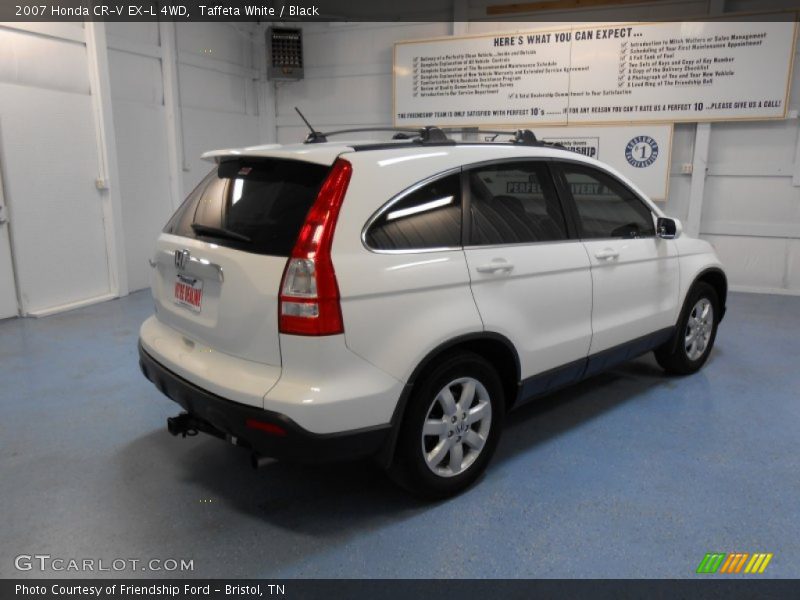 Taffeta White / Black 2007 Honda CR-V EX-L 4WD