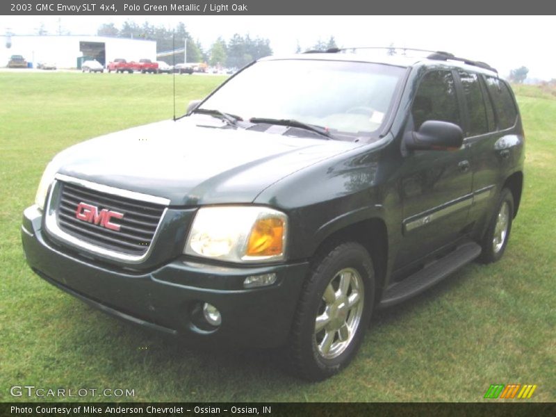 Polo Green Metallic / Light Oak 2003 GMC Envoy SLT 4x4
