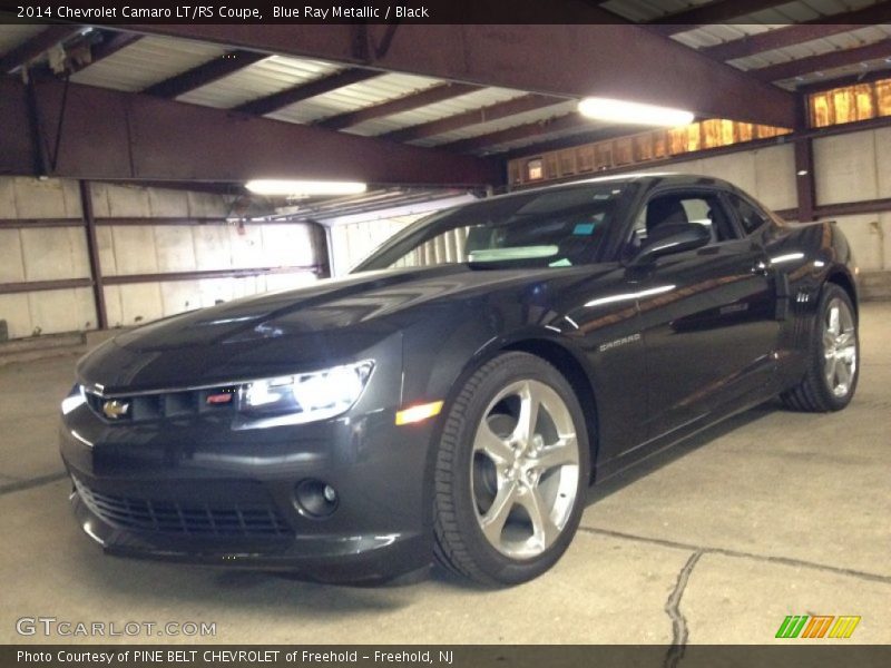 Blue Ray Metallic / Black 2014 Chevrolet Camaro LT/RS Coupe