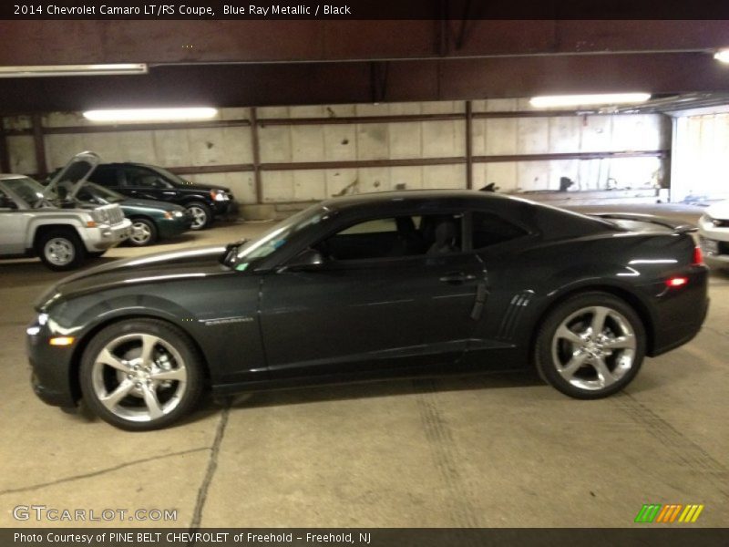 Blue Ray Metallic / Black 2014 Chevrolet Camaro LT/RS Coupe