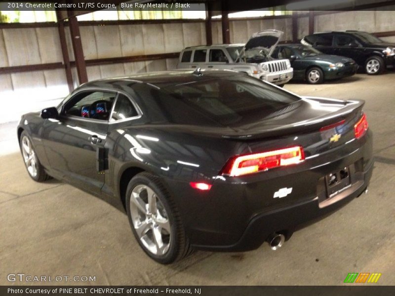 Blue Ray Metallic / Black 2014 Chevrolet Camaro LT/RS Coupe