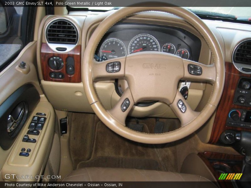 Polo Green Metallic / Light Oak 2003 GMC Envoy SLT 4x4