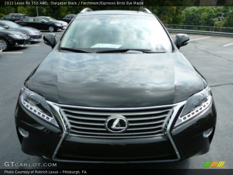 Stargazer Black / Parchment/Espresso Birds Eye Maple 2013 Lexus RX 350 AWD
