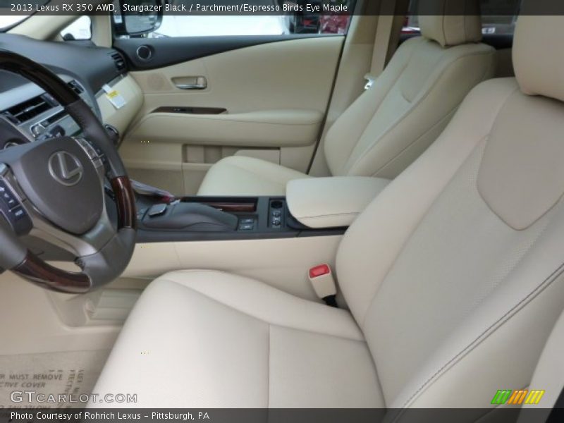 Stargazer Black / Parchment/Espresso Birds Eye Maple 2013 Lexus RX 350 AWD