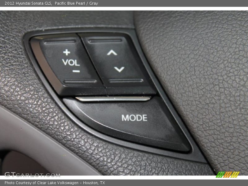 Pacific Blue Pearl / Gray 2012 Hyundai Sonata GLS
