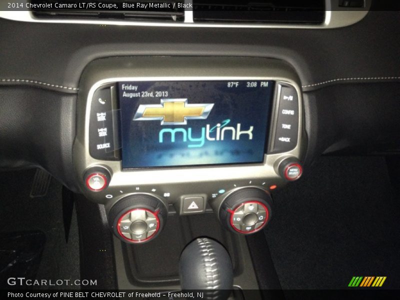 Blue Ray Metallic / Black 2014 Chevrolet Camaro LT/RS Coupe
