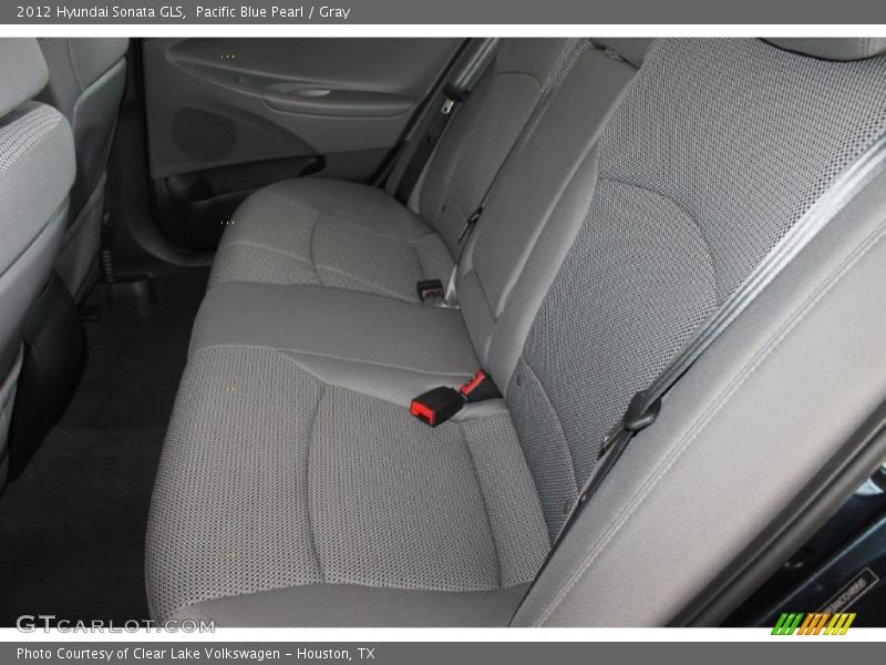 Pacific Blue Pearl / Gray 2012 Hyundai Sonata GLS