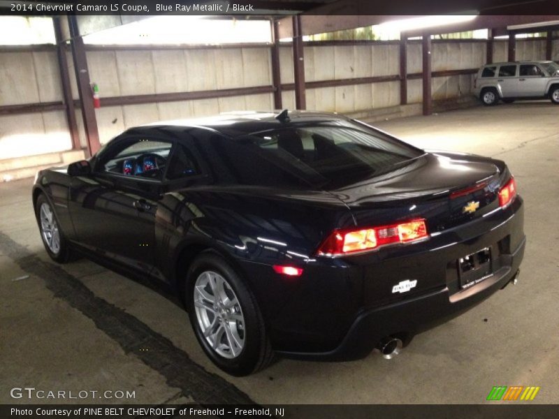 Blue Ray Metallic / Black 2014 Chevrolet Camaro LS Coupe