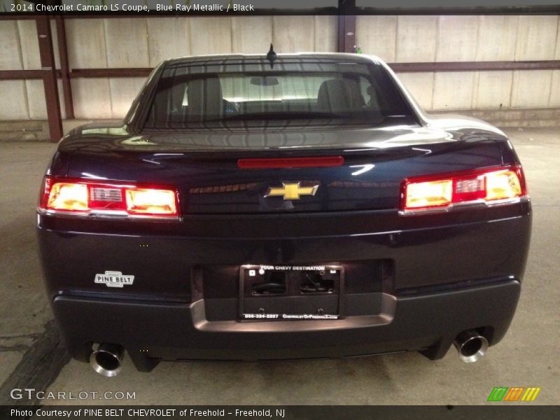 Blue Ray Metallic / Black 2014 Chevrolet Camaro LS Coupe